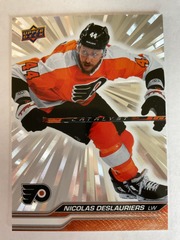 2023-24 Upper Deck Series 2 Outburst Silver #382 Nicolas Deslauriers